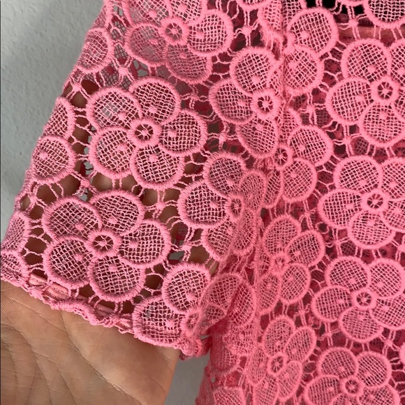Kate spade pink bloom lace blouse shirt NWT - Picture 6 of 10